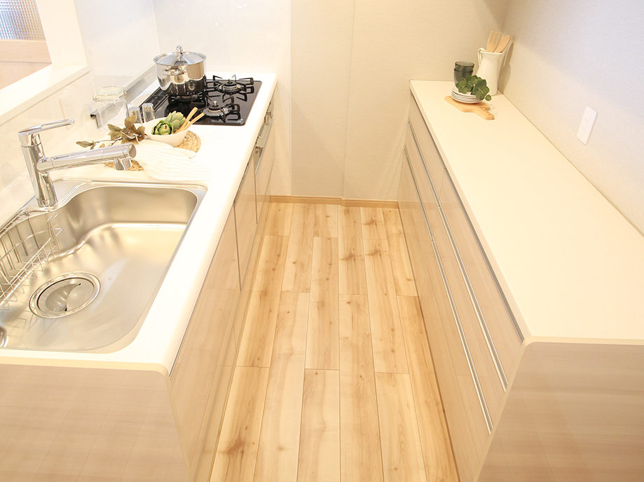 対面キッチンで会話も弾む暮らし